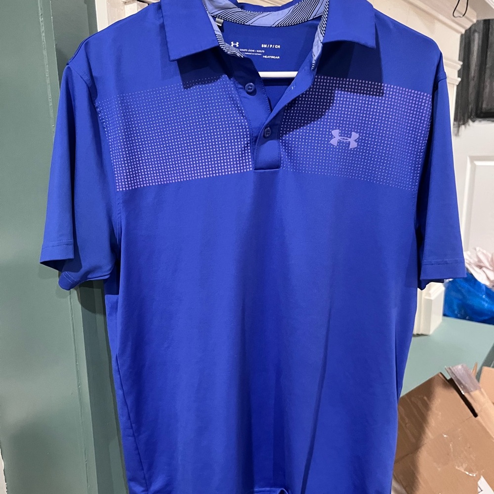 Under Armour Men's Vibrant Blue Polo
